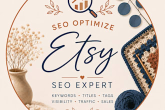 optimize your etsy SEO with keywords and tags