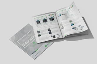 design a b2b wholesale catalog, sell sheet, lookbook or line sheet in canva