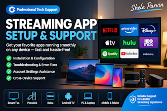 set up, configure, and troubleshoot streaming apps