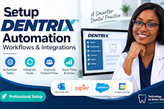 setup dentrix automation workflows and software integrations