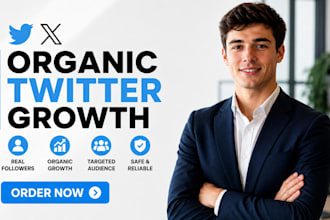 grow twitter x followers with organic x marketing and promotion