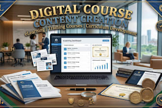 create professional digital course content and training courses
