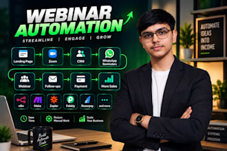 build webinar, masterclass and funnel automation
