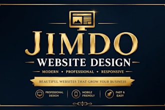 design, redesign or build a professional jimdo website