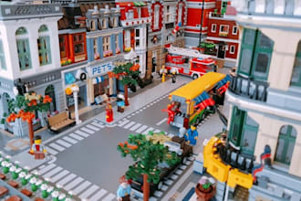 design custom lego moc models, lego set, toys with building PDF instructions