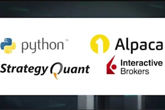 build algorithms python trading bot, stock forex crypto bot for your strategy