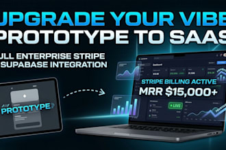 scale your vibe coded app to an enterprise saas with stripe