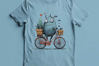 make an funny t shirt design for clothing