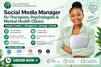 do mental health social media marketing and content creation