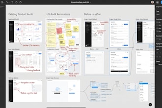 audit your product UX UI and provide actionable improvements