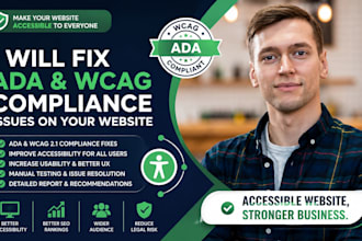 fix website accessibility issues for ada and wcag compliance