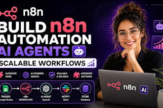 build n8n automation , ai agents and n8n scalable workflows