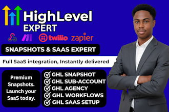 build ghl snapshot, saas mode setup, sub account workflow automation