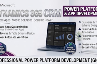 develop microsoft dynamics 365 CRM and power platform solutions