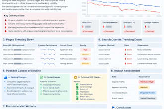 find why your traffic dropped using a gsc audit