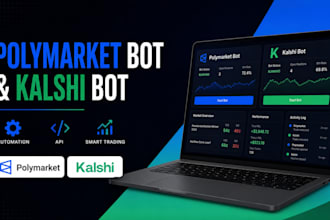 do polymarket trading bot, kalshi bot, crypto trading bot for binance, cex