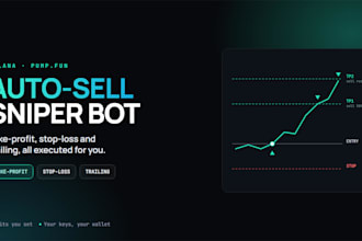 build a solana pump fun sniper bot for new token launches