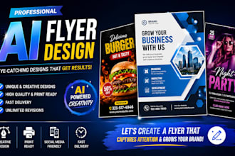 do ai flyer design