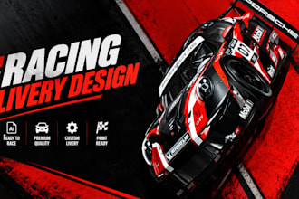 design car wrap, racing graphics, vehicle branding, truck wrap and custom decal