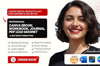 design canva ebook, canva workbook, journal, editable pdf, redesign canva ebook