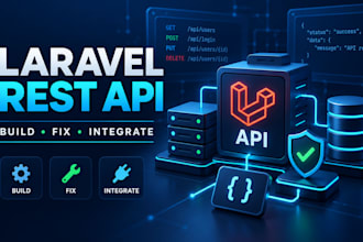 build or fix a secure laravel rest API