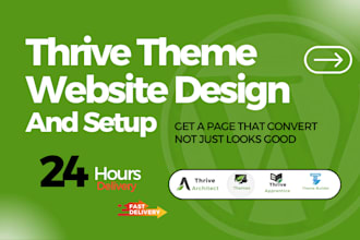 build thrive theme landing page design thrive theme builder website design