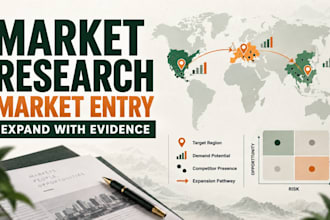 conduct market research for your market entry and business expansion