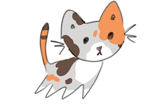 draw a silly cat