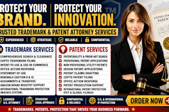 do trademark attorney, patent attorney, trademark registration for your brand
