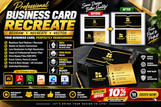recreate your business card design