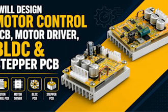 design motor control pcb, motor driver, bldc and stepper pcb