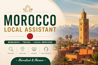 be your local assistant in morocco