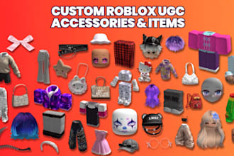 create custom ugc roblox character wearables avatar accessories hair and outfits