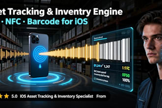 develop rfid, nfc, barcode asset tracking app and inventory management system