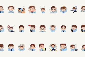 design cute custom twitch emotes for your stream