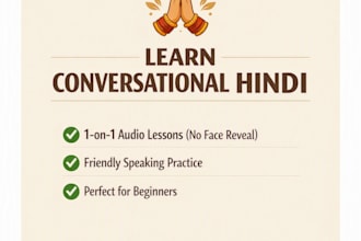 teach you conversational hindi through fun practice