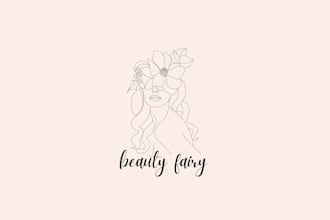 design a refined modern line art, text or badge logo