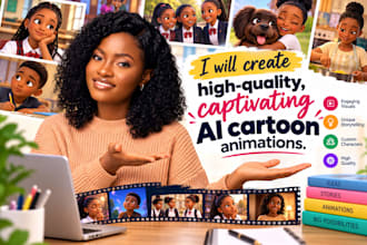 create high quality ai cartoonish animations