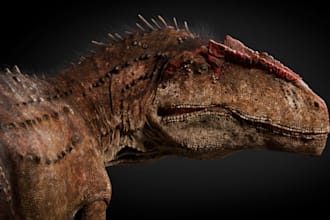 create a realistic and high quality 3d creature