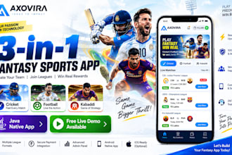 build custom fantasy cricket and football application