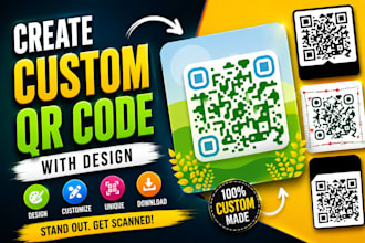create custom made qr code