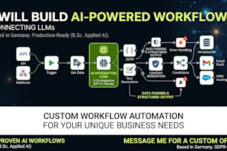 build ai automations with the claude or openai API in n8n
