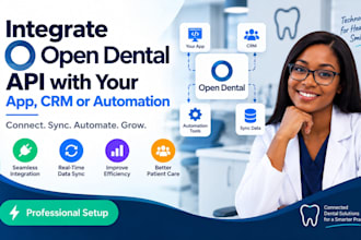 integrate open dental API with your app CRM or automation