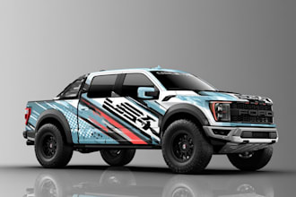 design eye catching custom vehicle wraps and car graphics