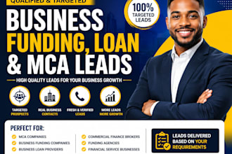 generate targeted business funding leads and business loan leads