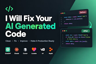 fix your ai generated code and make it production ready