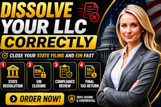 dissolve your US llc, close ein and file llc dissolution