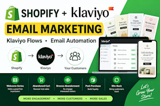 do shopify klaviyo email marketing and set up klaviyo flows