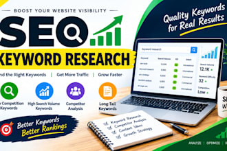 do SEO keyword research and competitor analysis