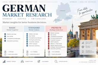 conduct german market research and competitor analysis